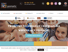 Tablet Screenshot of learnetic.pl